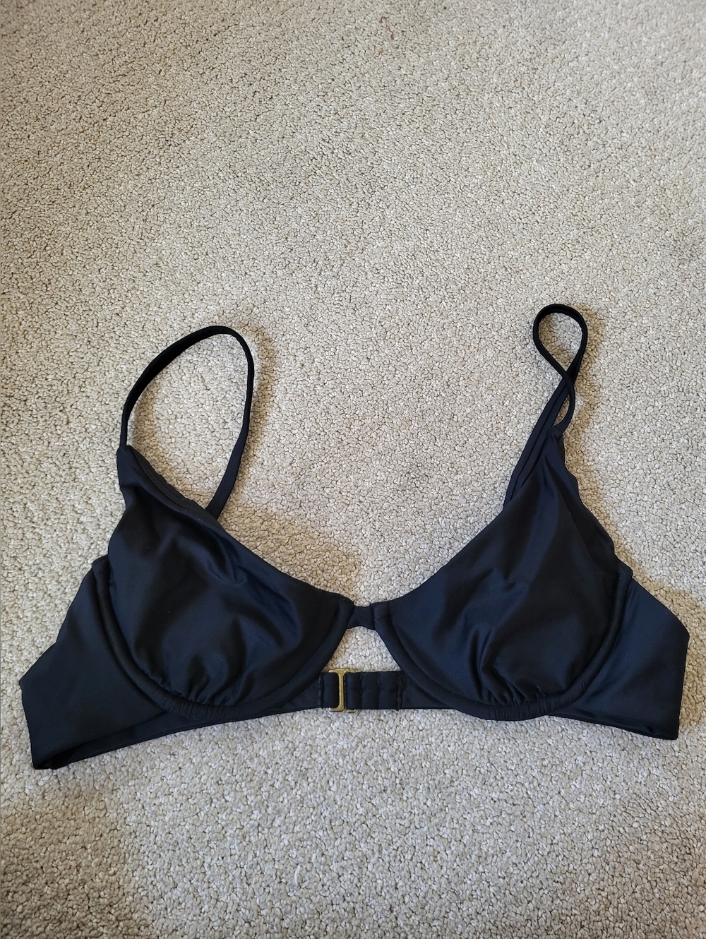 Andie L, Black, Bikini Swim Top